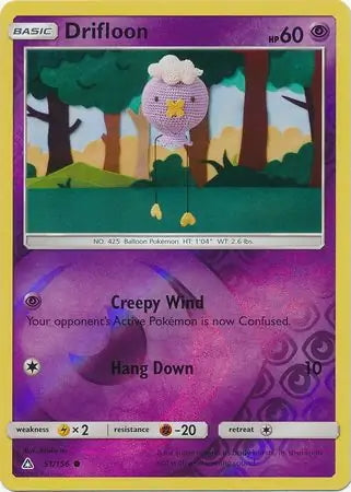Ultra Prism Drifloon #51/156 reverse holo